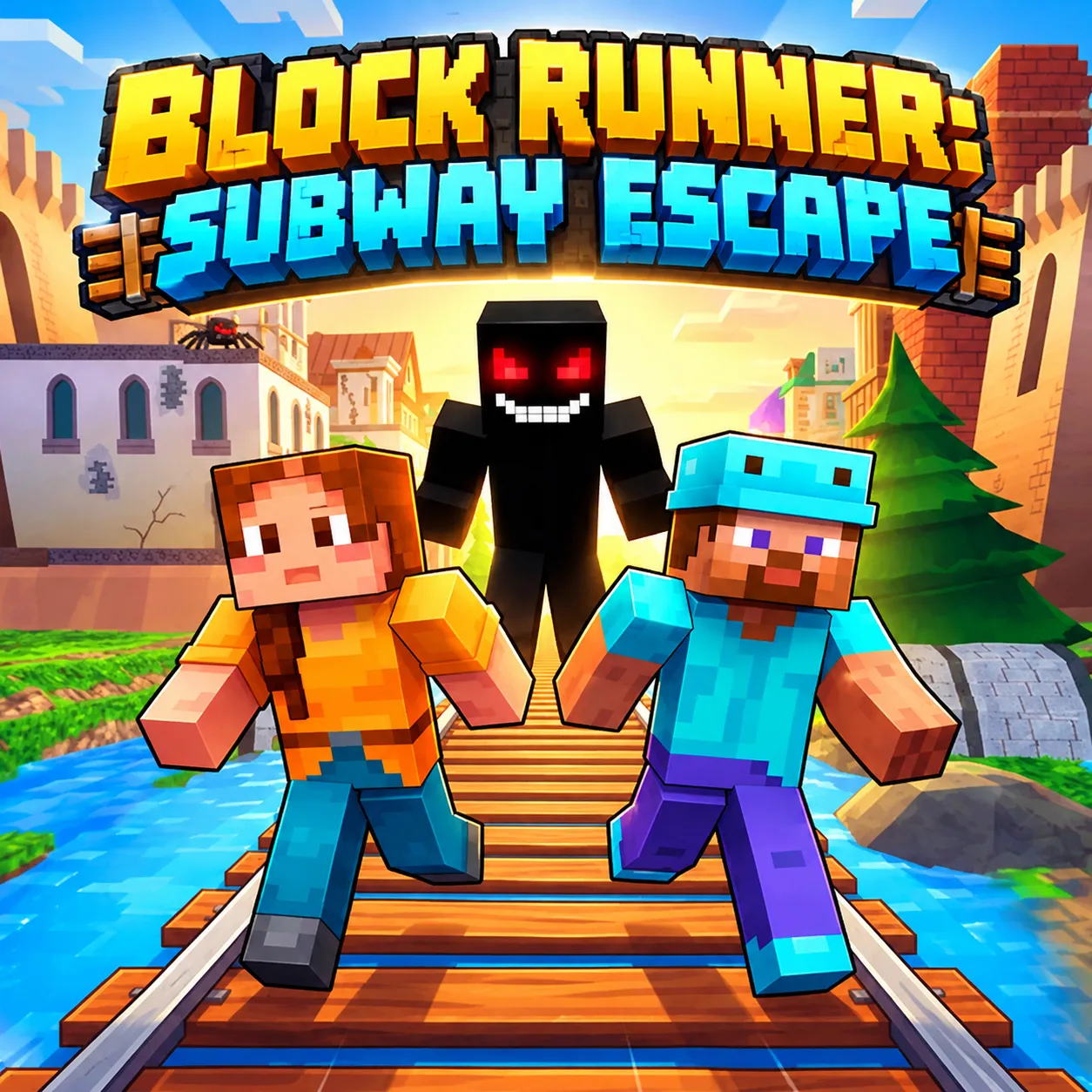 Play Block Runner: Subway Escape now!