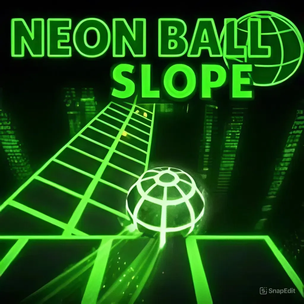 Play Neon Ball Slope now!