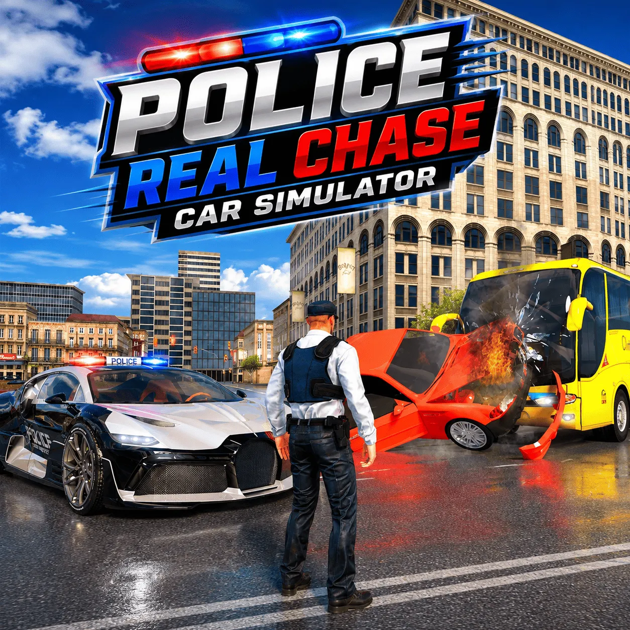 Play Police Real Chase Car Simulator now!