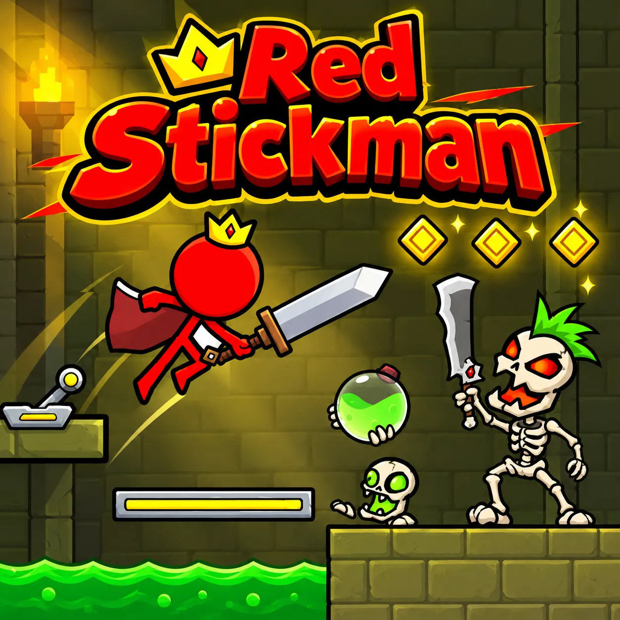 Play Red Stickman: Fighting Stick now!