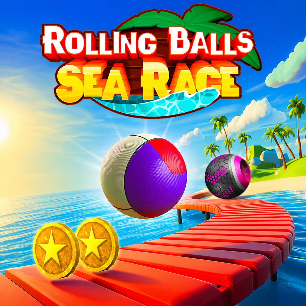 Play Rolling Balls Sea Race now!