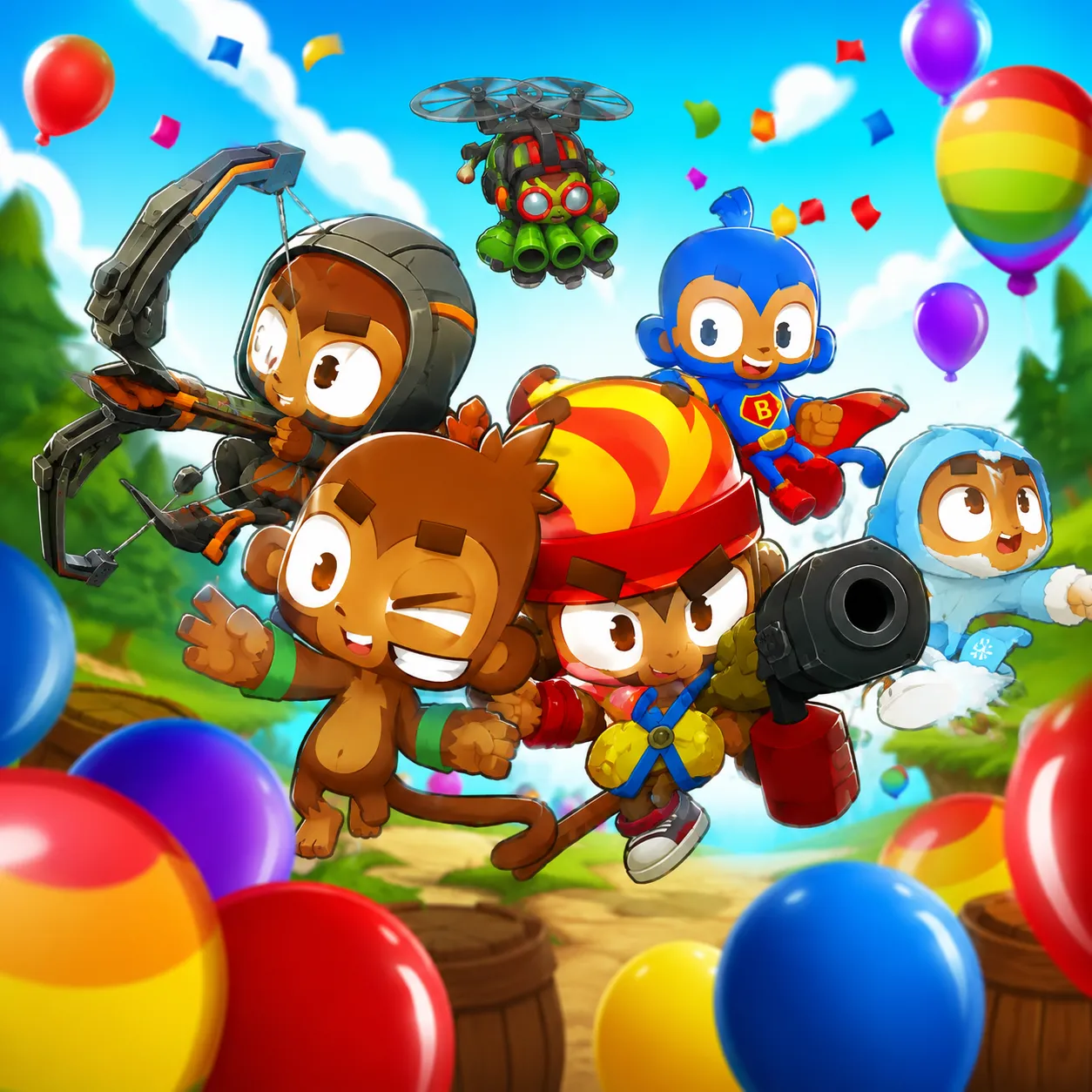 Play Bloons Tower Defense now!