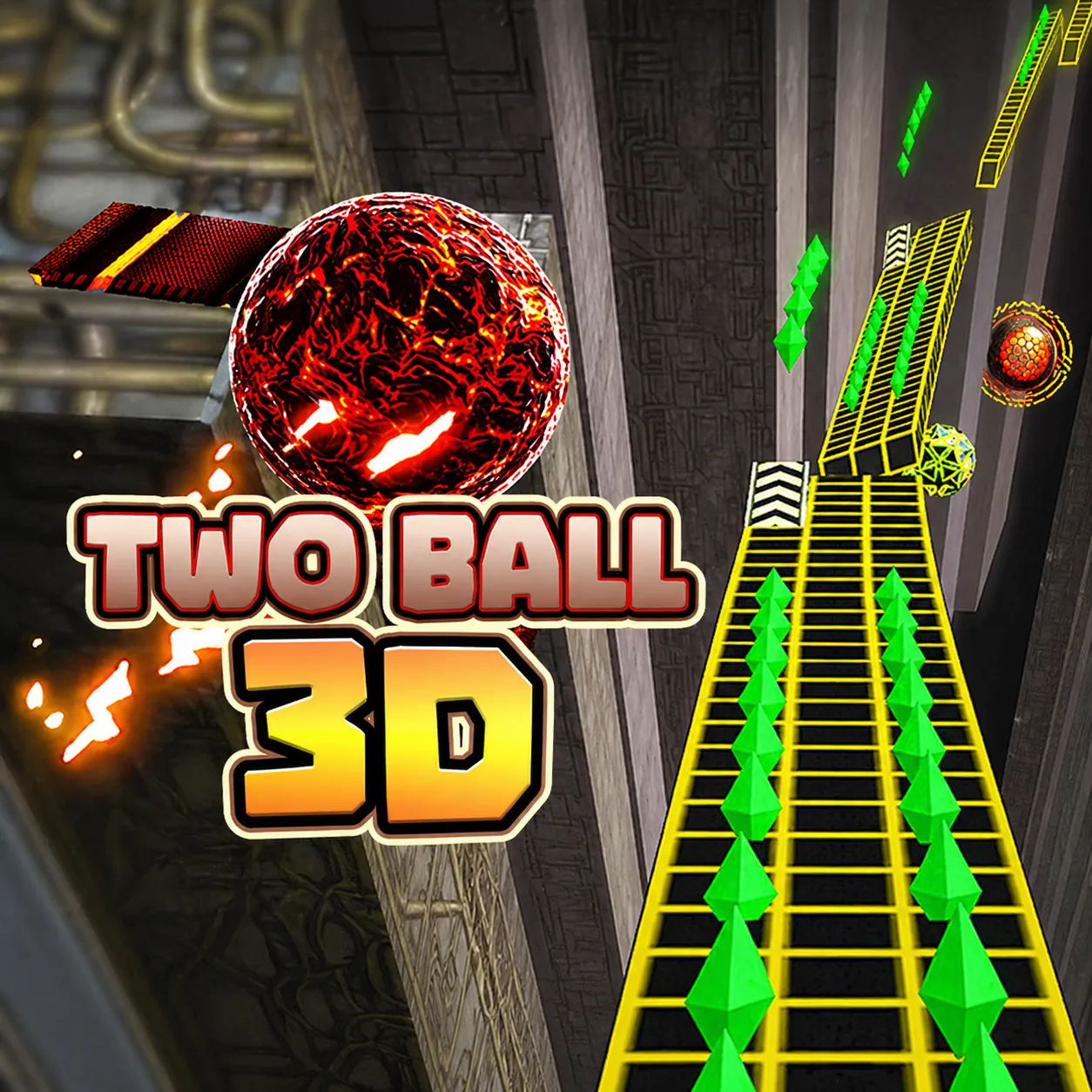 Play Two Ball 3D now!